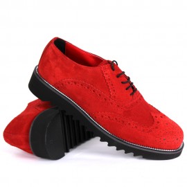 Pantofi Casual din PIELE Naturala 100% cod: 106ROSU images