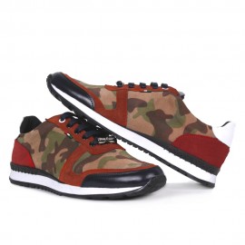 Pantofi Sport CAMUFLAJ din PIELE Naturala 100% Model 2017 cod: 696MCAMF kép