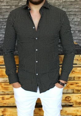 Camasa Casual SlimFit Model 2017 COD: CB18 kép