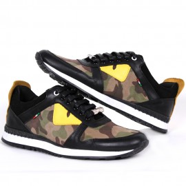 Poze Pantofi Sport CAMUFLAJ din PIELE Naturala 100% Model 2017 cod: 207NCAM