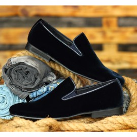 Pantofi Bleomarin din PIELE Naturala 100% + Catifea cod: 124NKATIF kép