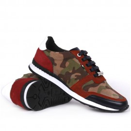 Pantofi Sport CAMUFLAJ din PIELE Naturala 100% Model 2017 cod: 696MCAMF kép