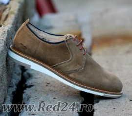 Pantofi Club/Casual Piele Naturala Intoarsa 100% COD: 901M kép