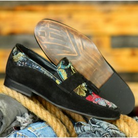 Pantofi Negrii din PIELE Intoarsa Naturala 100% cod: 112NS38 images