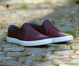 Espadrile Casual din PIELE Naturala 100% cod: 707BORDO images
