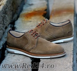 Pantofi Club/Casual Piele Naturala Intoarsa 100% COD: 901M kép