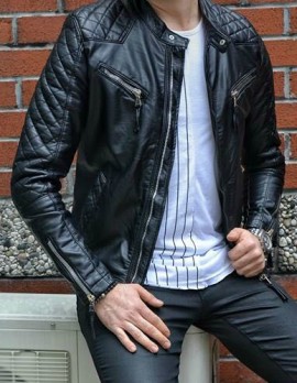 Geaca Barbati NEAGRA Model 2017 Primavara cod: GB107 Bilder