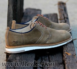 Pantofi Club/Casual Piele Naturala Intoarsa 100% COD: 901M kép