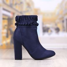 Botine Dama Bleomarin Cu Toc Gros Cod: 483p