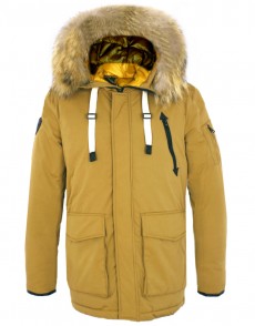 Geaca Barbati Parka cu BLANA NATURALA Model 2016 Iarna  cod: GB26