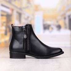 Ghete Dama Negre cu Fermoar  Cod: 378p