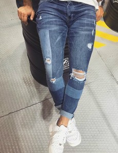 Blugi Barbati Slim MODEL 2017 COD: BG244 Transport Gratuit !!!