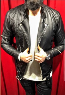 Geaca Barbati din Piele Sintetica Model 2018 cod: GB286 Transport Gratuit !!!