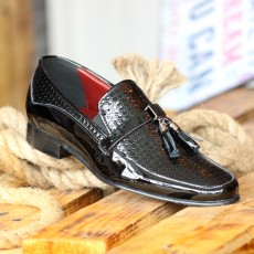 Pantofi Barbati cu Ciucuri din PIELE Naturala 100% cod: 112NL