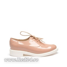 Pantofi Botinelli Casual Nude Lucios cod: PD150