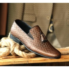 Pantofi Casual din PIELE Naturala 100% cod: 124Maro