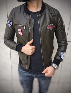 Geaca Barbati KAKI Model 2017 Primavara cod: GB78