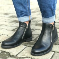 Ghete Barbati din Piele Naturala Imblanite Cod: NVG01