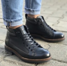 Ghete Barbati din Piele Naturala Imblanite Cod: NVG15