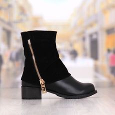 Ghete Dama Negre Captusite + Cod: 451p