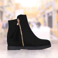 Ghete Dama Negre Cu Platforma Cod: 296PD