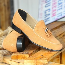 Pantofi Barbati cu Ciucuri din PIELE Naturala 100% cod: 483MS