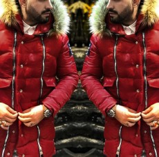Geaca Barbati Parka Bordo Model 2017 cod: GB214 Transport Gratuit !!!