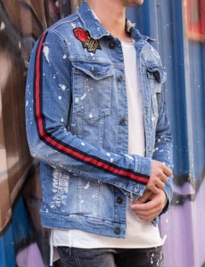 Geaca Blugi Barbati Model 2017 cod: GB117  Transport Gratuit !!!