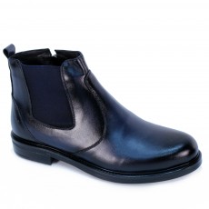 Ghete Barbati Bleomarin din Piele Naturala Imblanite Cod: 435BLM