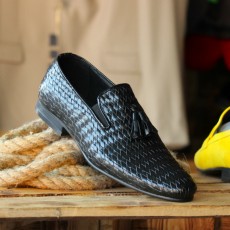 Pantofi Casual Negru din PIELE Naturala 100% cod: 124N24