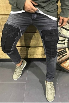 Blugi Barbati Conici DARCK GREY  COD: BG145