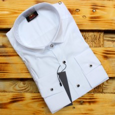 Camasa Alba cu Butoni Model 2017 COD: CB31