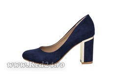 Pantofi Botinelli Bleomarin cu Toc Gros cod: PD179