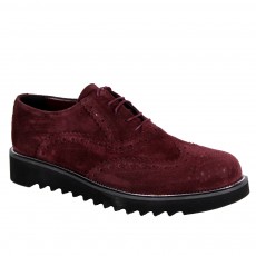 Pantofi Casual din PIELE Naturala 100% cod: 407BORDO