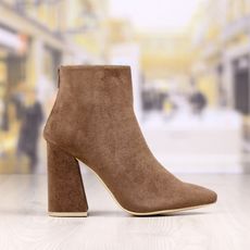 Botine Dama Maro Cu Toc Gros Cod: 492p