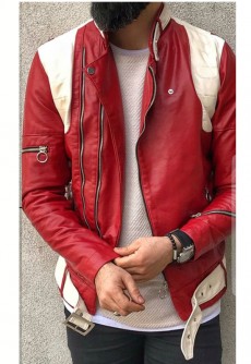 Geaca Barbati din Piele Sintetica Model 2018 cod: GB283 Transport Gratuit !!!