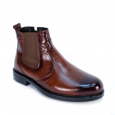 Ghete Barbati Maro din Piele Naturala Imblanite Cod: 435MB