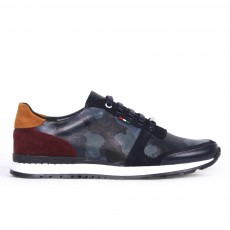 Pantofi Sport BLEO-CAMUFLAJ din PIELE Naturala 100% Model 2017 cod: 696BLMCAMF