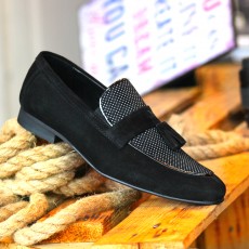 Pantofi Barbati cu Ciucuri din PIELE Naturala 100% cod: 477N116