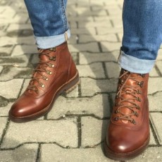 Ghete Barbati din Piele Naturala Imblanite Cod: NVG10