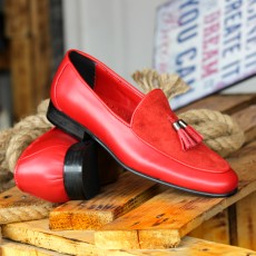 Pantofi Barbati cu Ciucuri din PIELE Naturala 100% cod: 483R