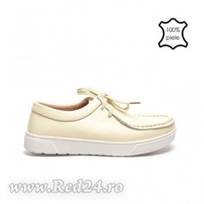 Pantofi Botinelli Casual PIELE BEJ cod: PD143